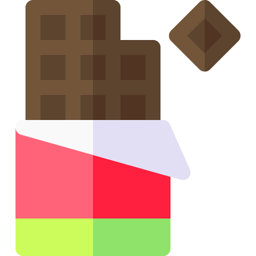 barra de chocolate icono gratis