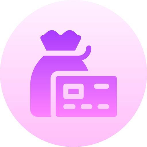 sac d'argent Icône gratuit