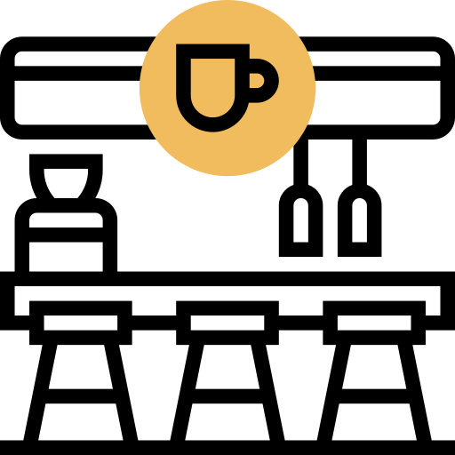 cafetería icono gratis
