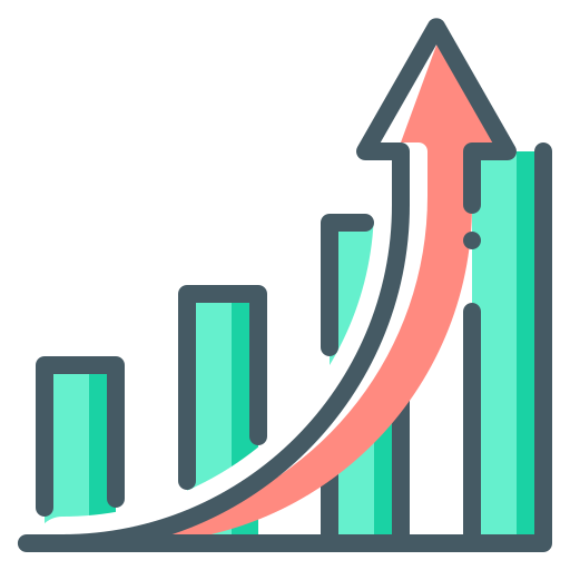 Growth chart Generic Color Omission icon