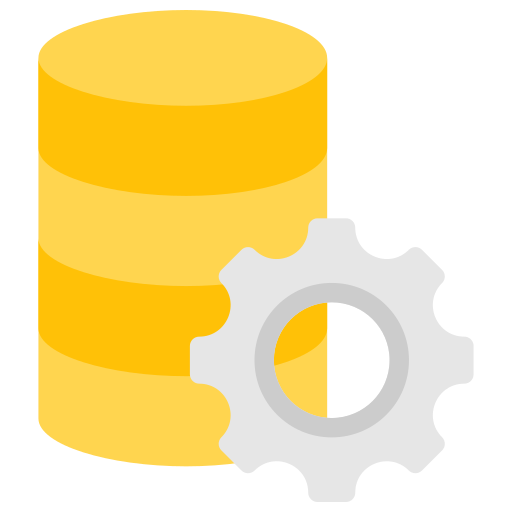 gestión de base de datos icono gratis