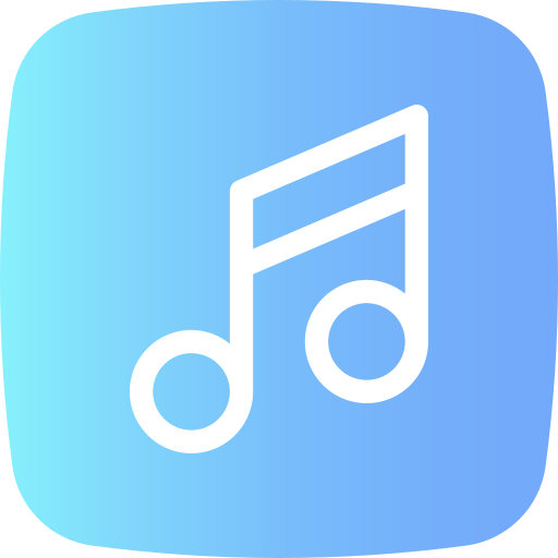 Music Generic Flat Gradient icon