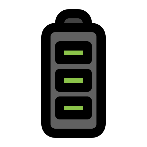 Full Battery Generic Outline Color Icon