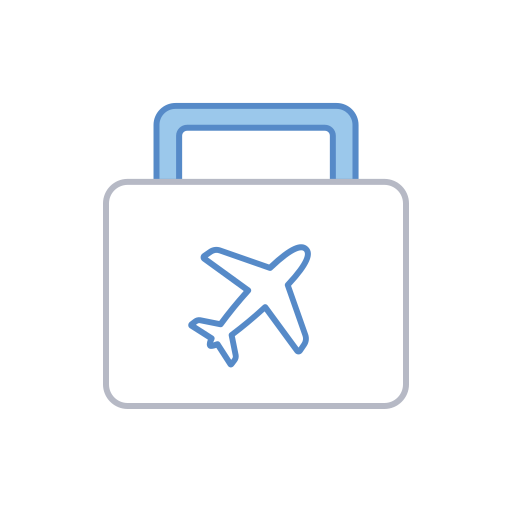 equipaje de viaje icono gratis