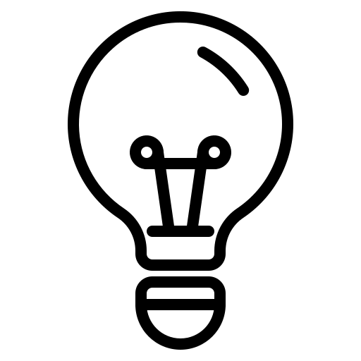 Light bulb free icon Light bulb free icon