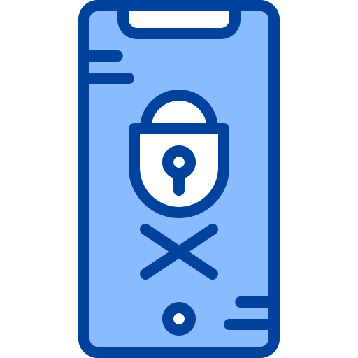 Password Generic Blue icon