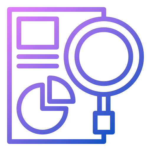 analítica de datos icono gratis