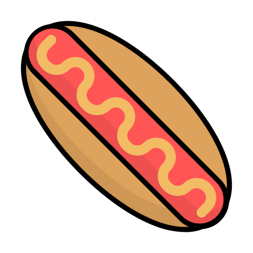 hot dog icono gratis