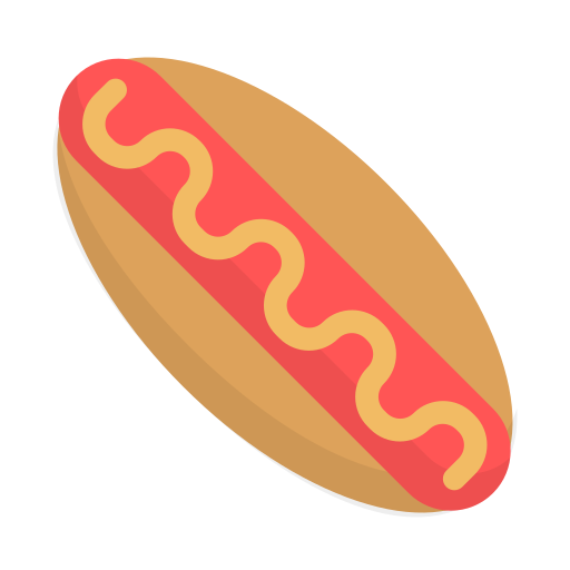 hot dog icono gratis