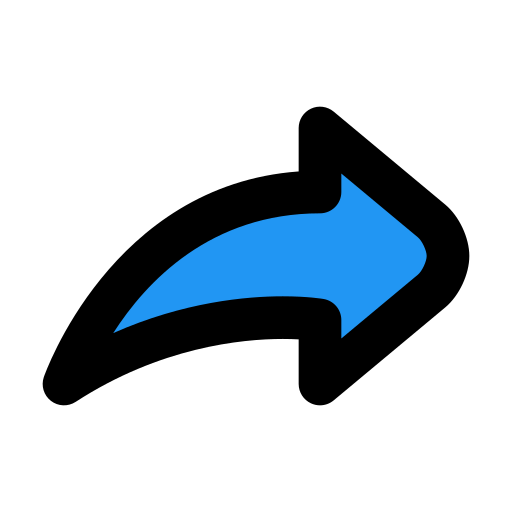 Forward Generic Outline Color icon