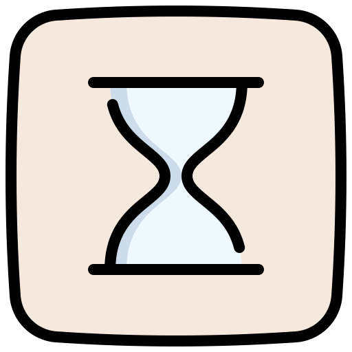 Sand clock Generic Outline Color icon