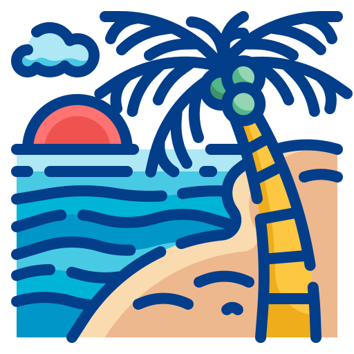 Beach free icon Beach free icon