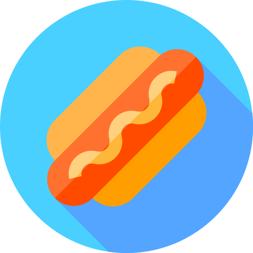 hot dog icono gratis