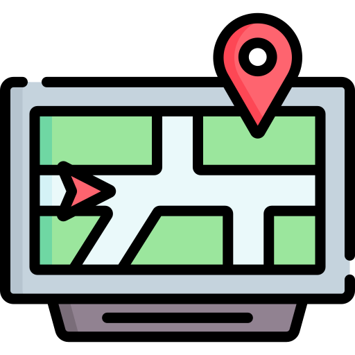 geographisches positionierungs system kostenlos Icon