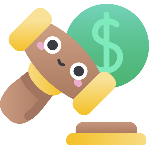 subasta icono gratis