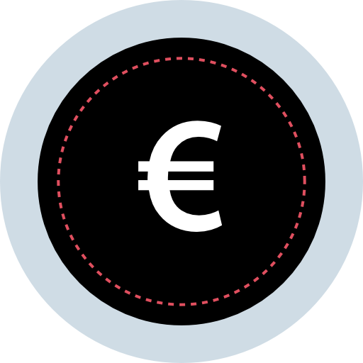 euro icono gratis