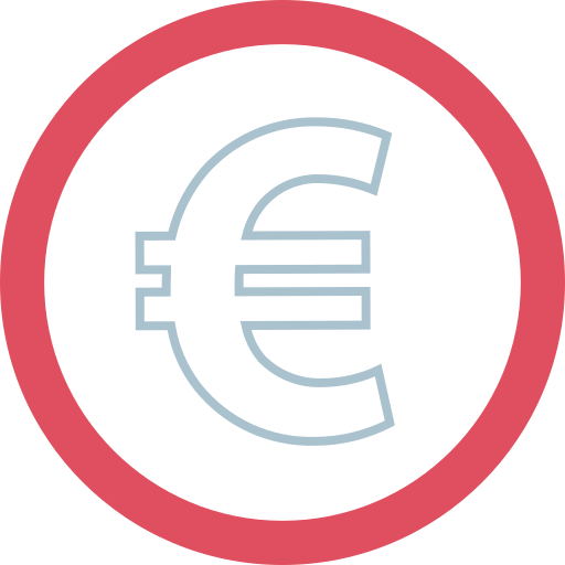 euro icono gratis