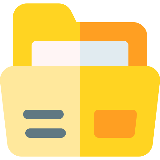 Folder Basic Rounded Flat icon