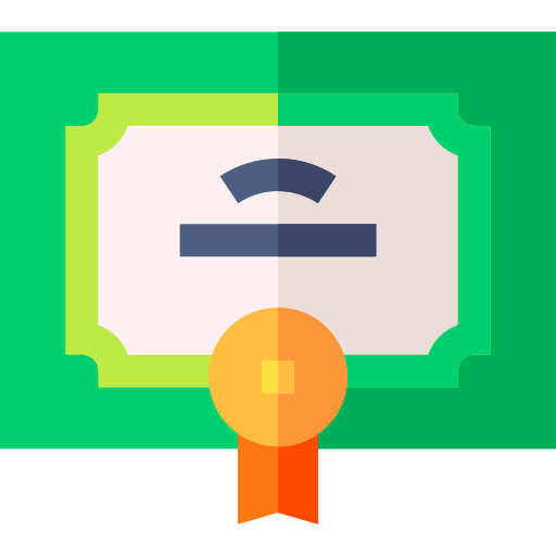 Diploma Basic Straight Flat icon