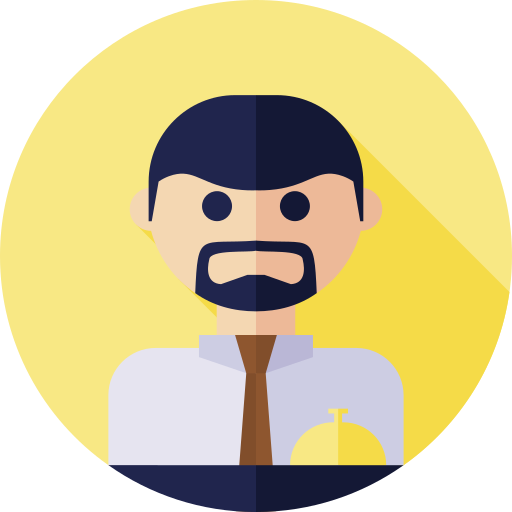 recepcionista icono gratis