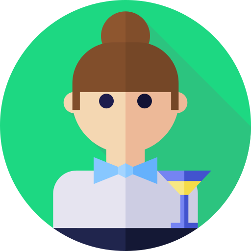 camarera icono gratis