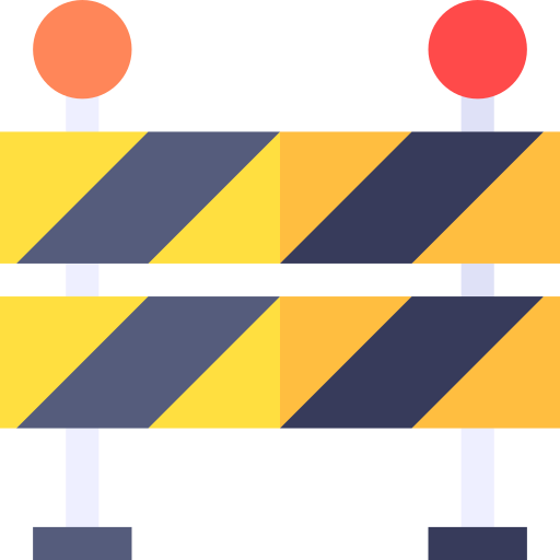 Barrier Basic Straight Flat icon