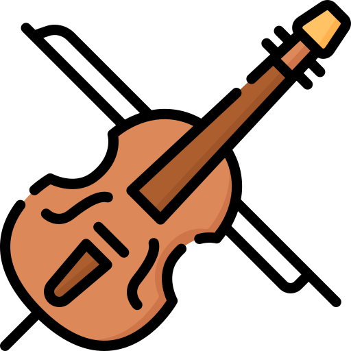 violín icono gratis