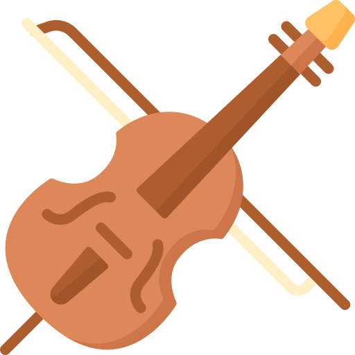 violín icono gratis