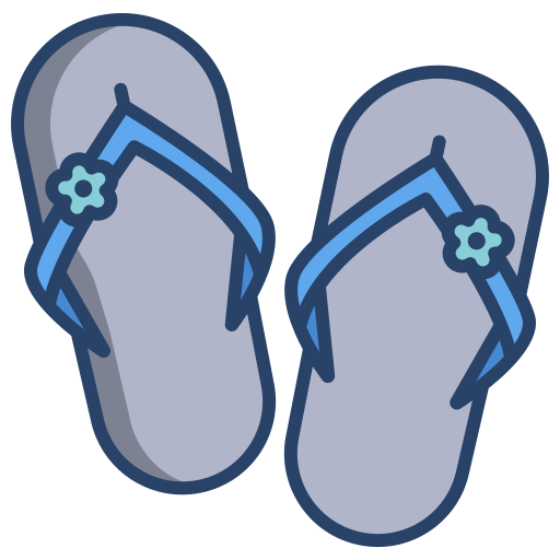 chanclas icono gratis