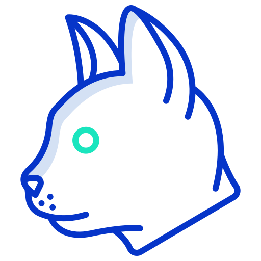 Cat Icongeek26 Outline Colour icon