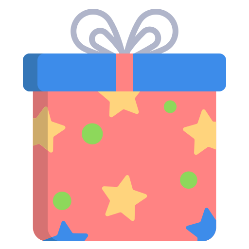 caja de regalo icono gratis