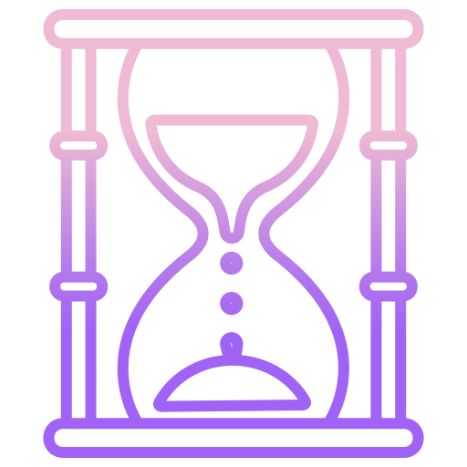 Sand clock Icongeek26 Outline Gradient icon