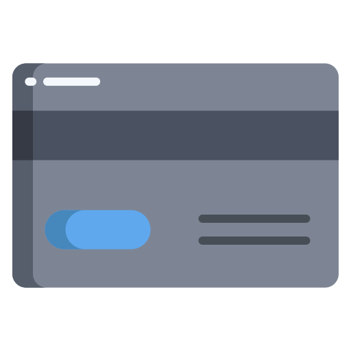 Credit card Icongeek26 Flat icon