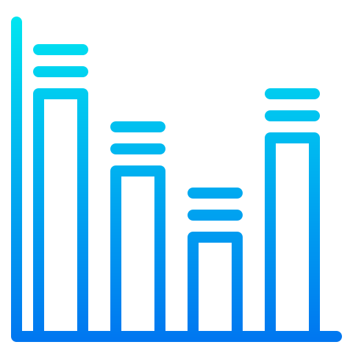 gráfico de barras icono gratis