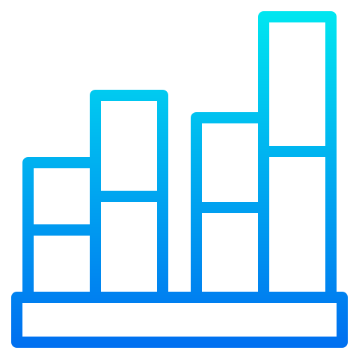 gráfico de barras icono gratis