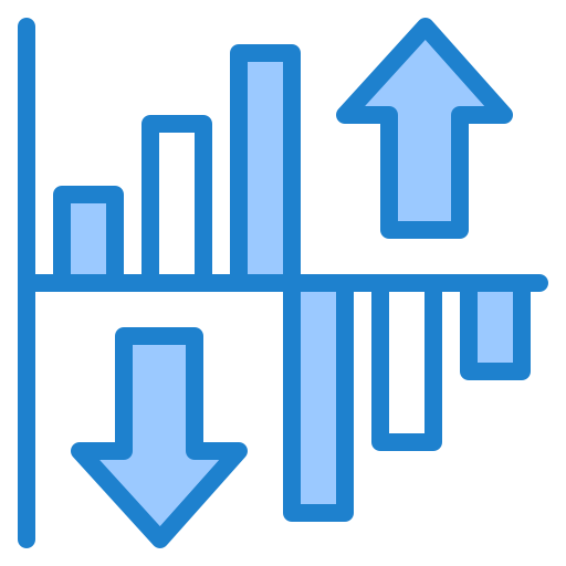 gráfico de barras icono gratis