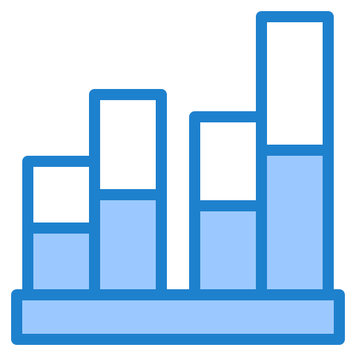 gráfico de barras icono gratis