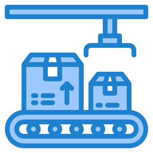 distribución icono gratis