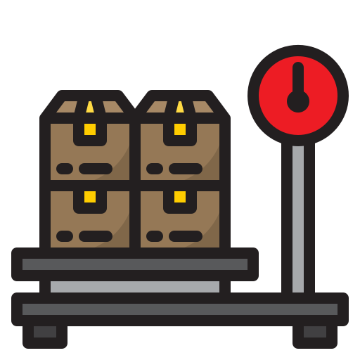 Weigh scale free icon