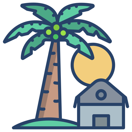 palmera icono gratis