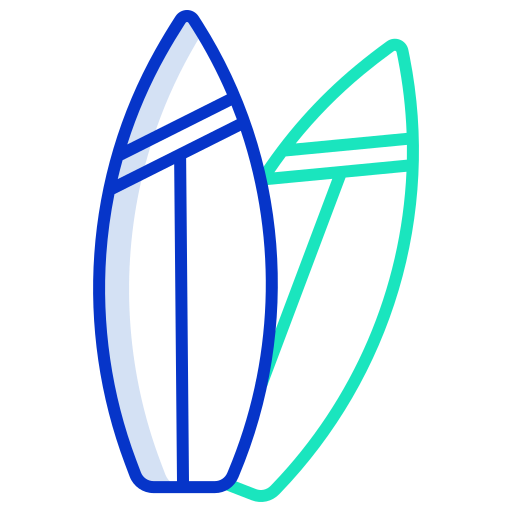 Surfing board Icongeek26 Outline Colour icon