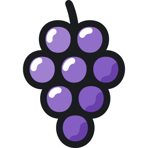 uvas icono gratis