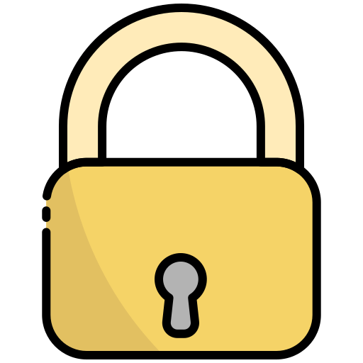 Padlock Generic Outline Color icon