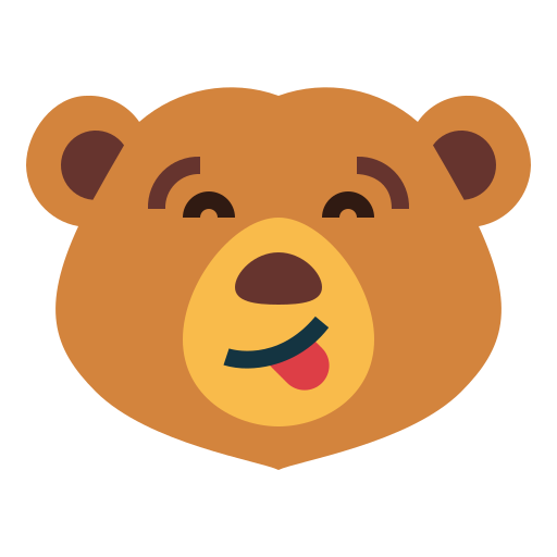 Bear Smalllikeart Flat icon