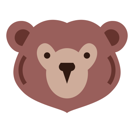 oso grizzly icono gratis