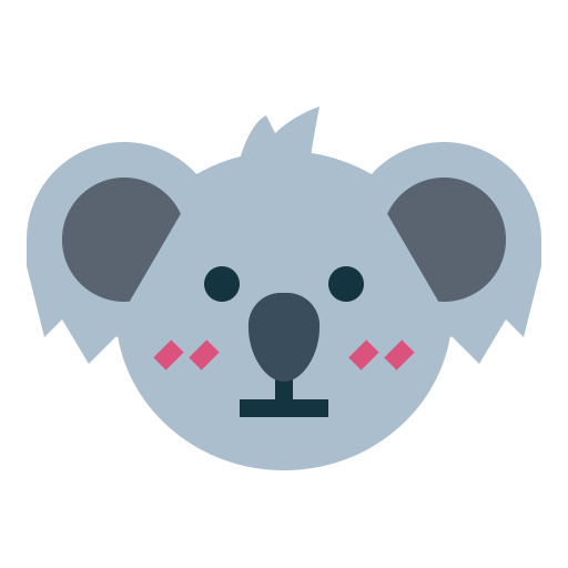 Koala Smalllikeart Flat icon