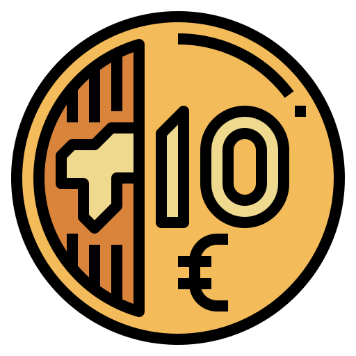 euro icono gratis