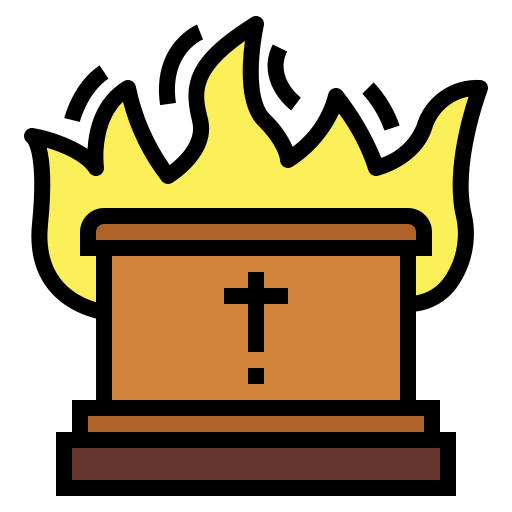 Cremation free icon Cremation free icon