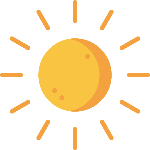 Sun free icon