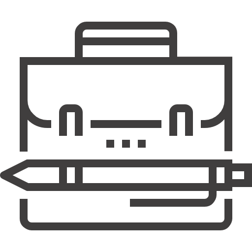 maletín icono gratis